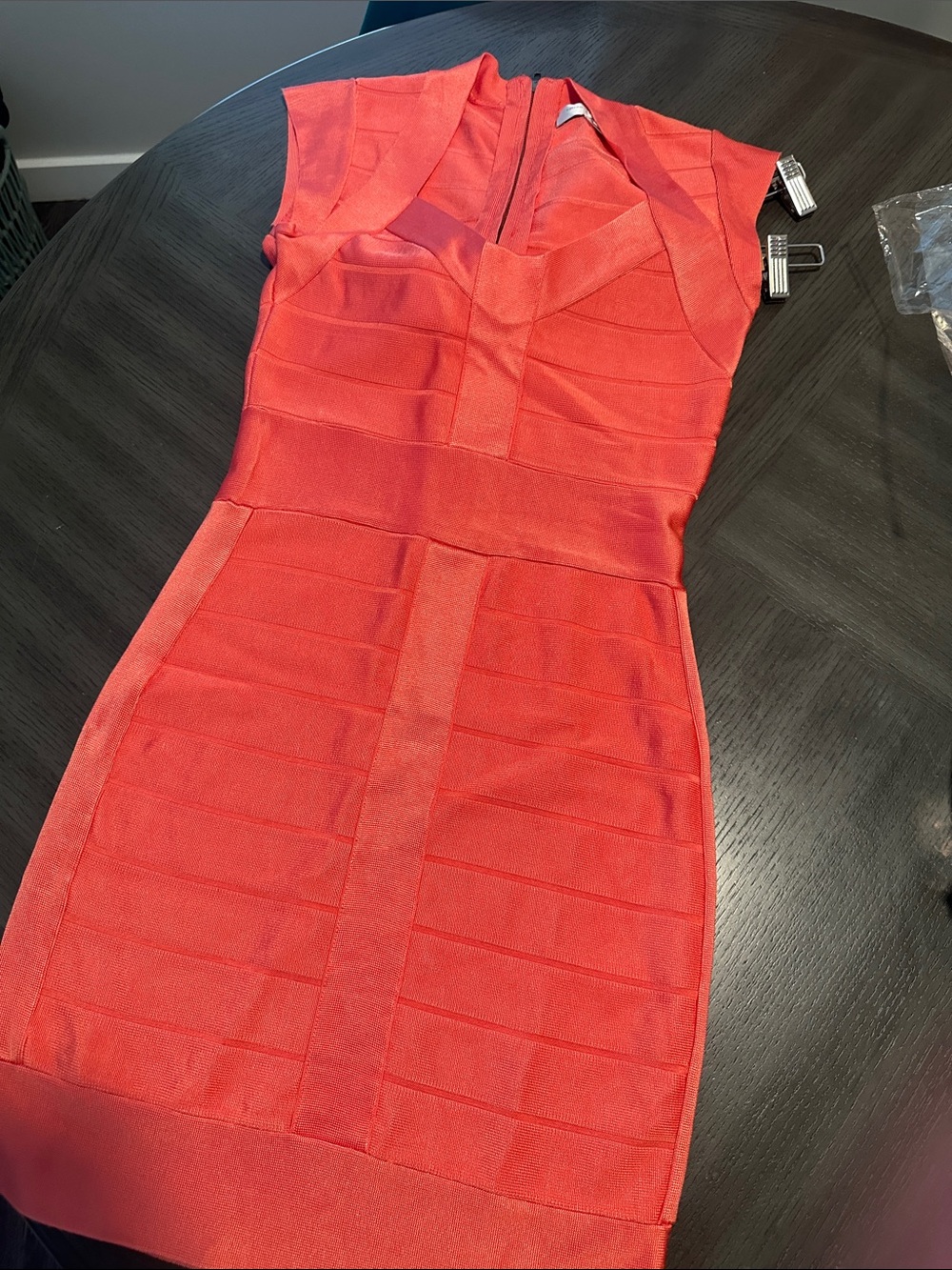 French Connection Red Bandage Bodycon Mini Dress